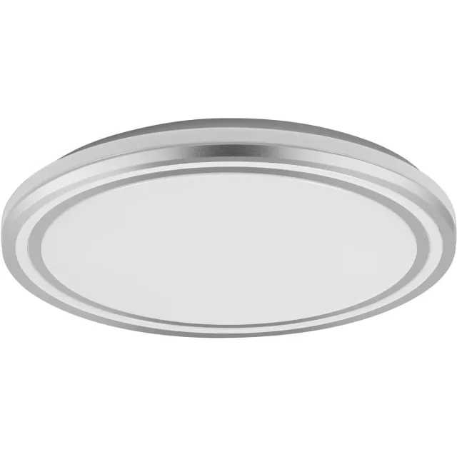Osram ORBIS Helman plafondlamp met LED, wit/zilver, 16W, 1100lm, 3000K, 830 vriendelijk warm wit, 295mm diameter, inclusief montageschroeven en pluggen