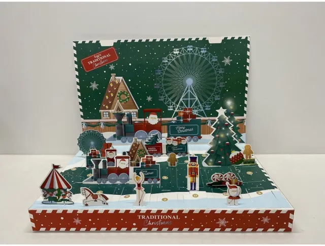 Accentra GmbH & Co Adventskalender TRADITIONELE KERST - cadeau accessoires voor verzorging, badkamer en cosmetica