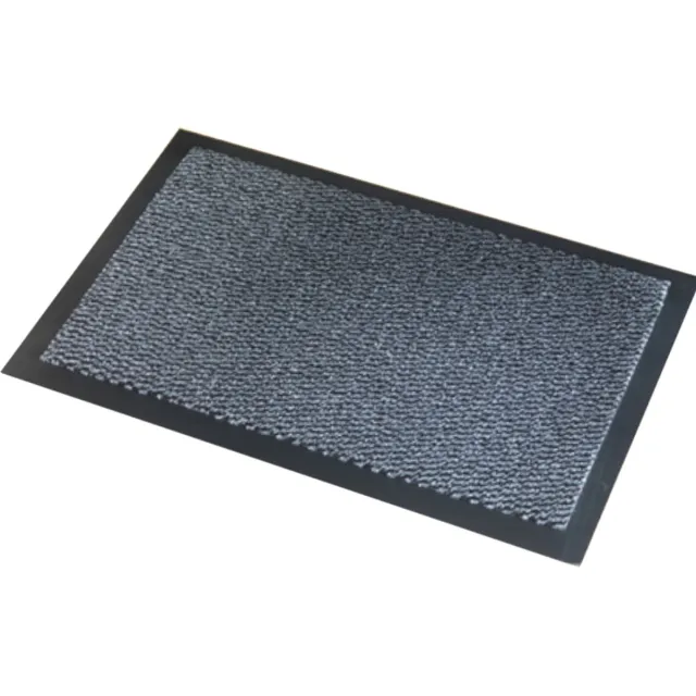 Wicotex Deurmat Faro - zwart/grijs - 60 x 80 cm - schoonloopmat - Inloopmat