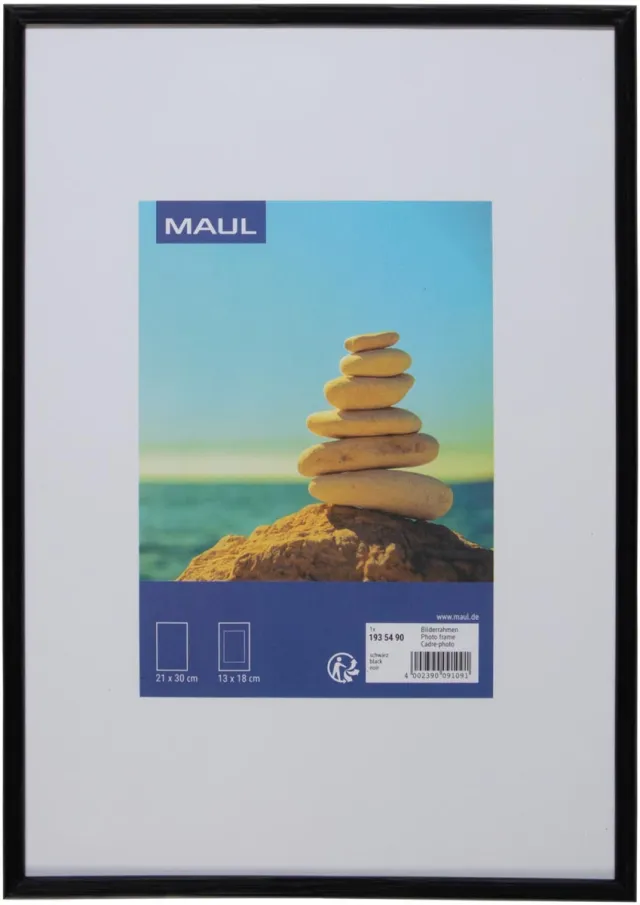 Maul MAULart fotolijst, kunststof frame, ft 21 x 30 cm, zwart