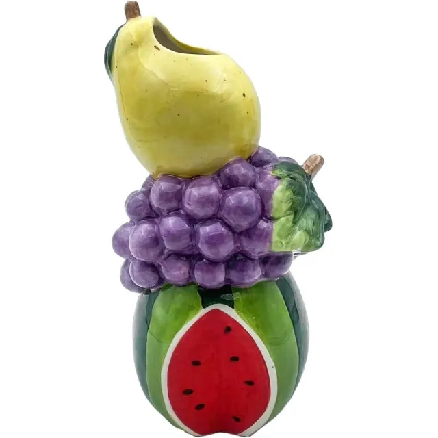 Homebound by Kolony HomeBound by KY | Vaas keramiek fruit | kleurrijke bloemenvaas Multi