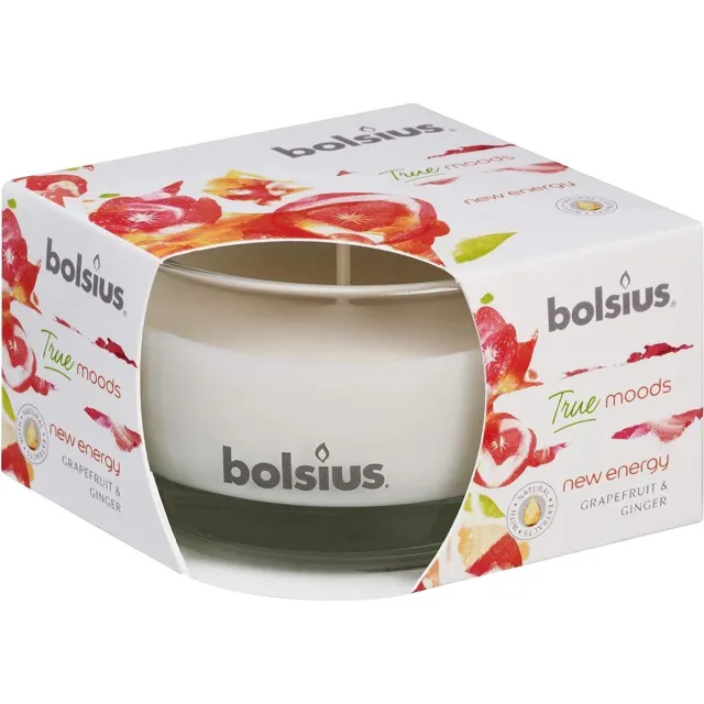 Bolsius Geurglas 80/50 true moods new energy wit