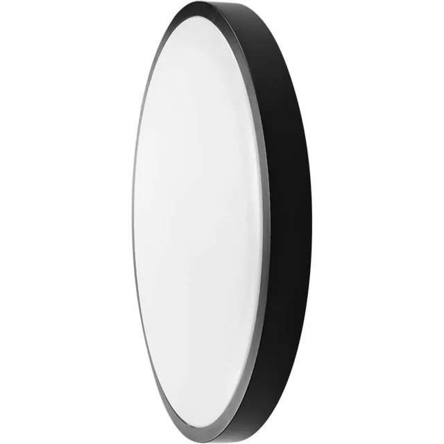 V-tac VT-8624RD-S-B LED Ronde Plafondlamp - Samsung - IP44 - Zwart - 24W- 2500 Lumen - 4000K