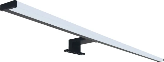 STRÜHM NERON LED Spiegelverlichting - Badkamer Lamp - Schilderijverlichting - Rechthoek 10W - 950 Lumen - 4000K Daglicht wit - Zwart - Kunststof - 780 mm - IP44