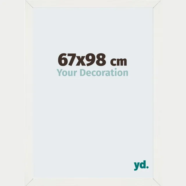 yd. Your Decoration - Fotolijst 67x98 cm - MDF - Wit Geveegd - Mura