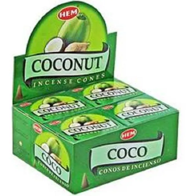 HEM Wierook Kegel Coconut (12 pakjes) Multicolor