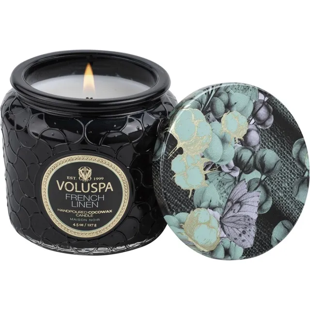 Voluspa Geurkaars Maison Noir French Linen Petite Jar Candle 127gr Multi