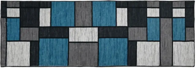 Ibenzoa Wasbare Antislip Tapijtloper voor Keuken, Hal en Woonkamer - 40 x 100 cm kleurjik