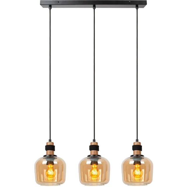 Lucide ILONA - Hanglamp - 3xE27 - Amber