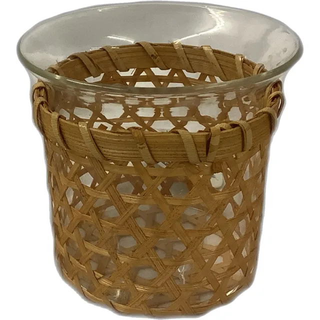 Duni kaars houder hout Diameter 8,5 cm