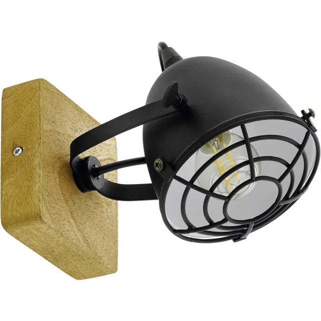 Eglo Gatebeck Plafondlamp - E14 - 11 cm - Bruin Zwart