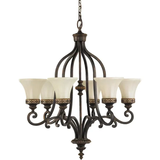 Steady Lighting Kroonluchter - Steady Lighting - Metaal- E27 - L: 71.1cm - Voor Binnen - Woonkamer - Eetkamer - Walnut
