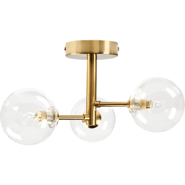 Beliani MARICAO - Plafondlamp - Brons - Metaal/Glas Messing