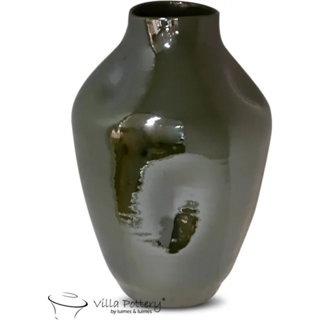 Irishflowers Vaas - Villa Pottery - Decoratie - Woondecoratie - Keramiek - Campari 1_2 Pearl Green Groen