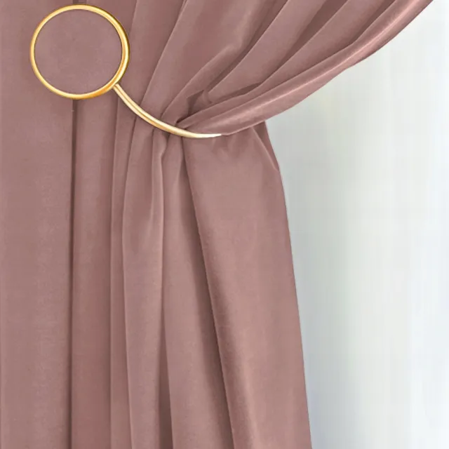 PRESTIQUA Velvet Gordijn 200x340cm - Zacht Roze, Verduisterend
