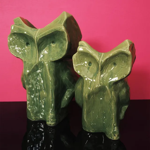 Serax After Midnight vaas uil, XS, groen