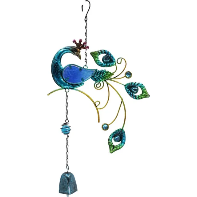 achilles Windvanger Kleurrijke Pauw - Tuin decoratie - Wind Chimes Windgong Mix - 25