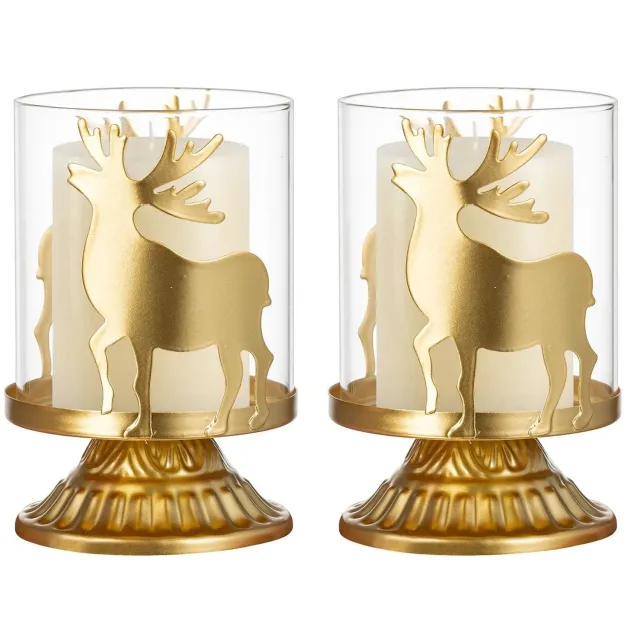 Duraxl Kaarsenhouder - Kandelaar - Goud - 12 cm