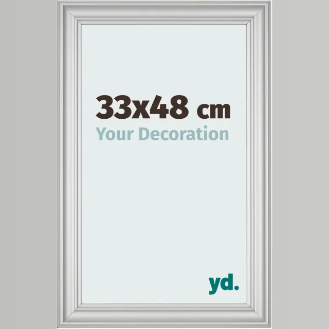 yd. Your Decoration - Fotolijst 33x48 cm - MDF - Zilver Mat - Lazio
