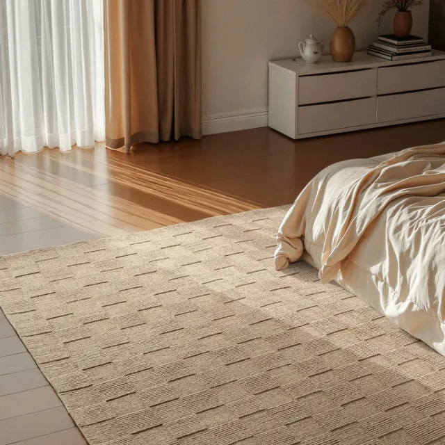 Villeroy & Boch 1766 wollen vloerkleed Scala Karamel - 160 x 230 cm - (M) Bruin