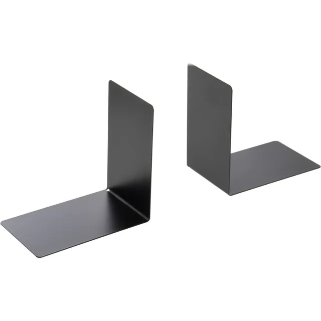 Westcott boekensteun - metaal - 90 x 140 x 140 mm - zwart - 2 stuks - AC-E10244