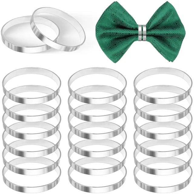 Famanu Ronde servetringen - Houdt servetten op hun plaats - Perfect voor feestelijke gelegenheden - 20 stuks wit