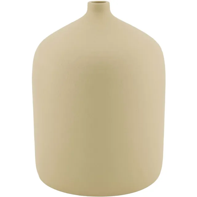 Youna Label Vaas - Terracotta - Beige - 22 cm