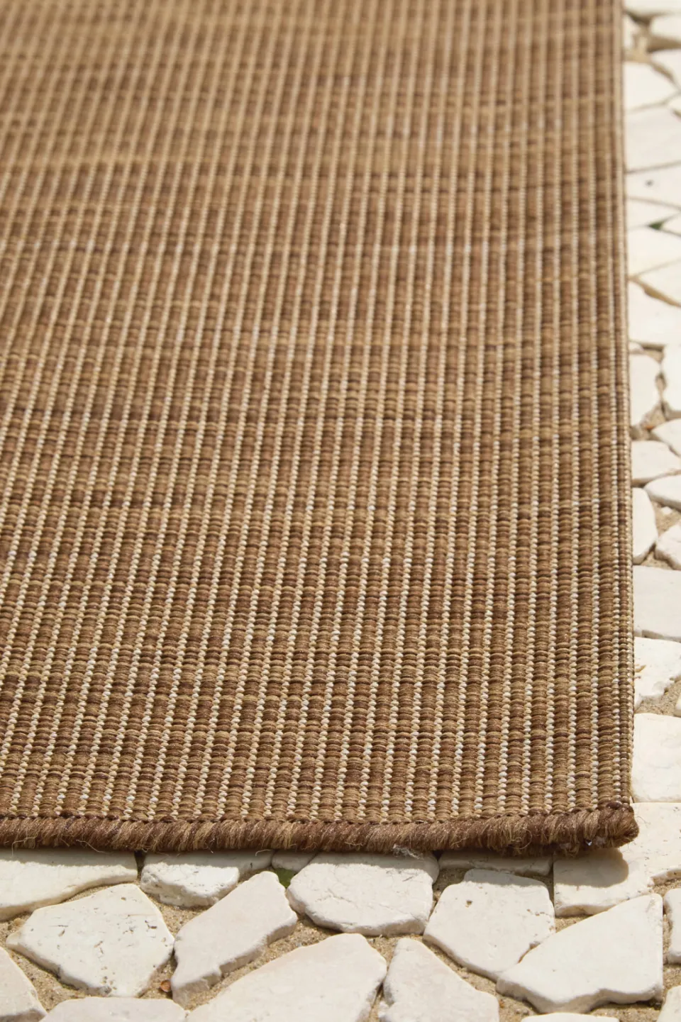 NOUS Living binnen- en buitenvloerkleed Tomaso (230x160 cm) bruin, foto 3