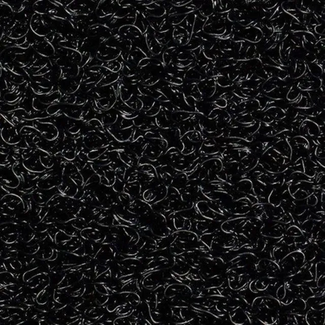 Deurmatshop.nl Spaghettimat - Citi 16mm - 600 cm x 120 cm - zwart