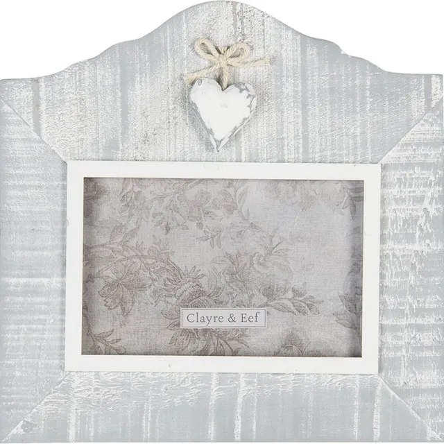 Clayre & Eef Fotolijst 15x10 cm Grijs MDF