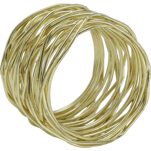 PTMD Christmas Napkin Ring Pal Gold-colored 5 Cm Meerkleurig