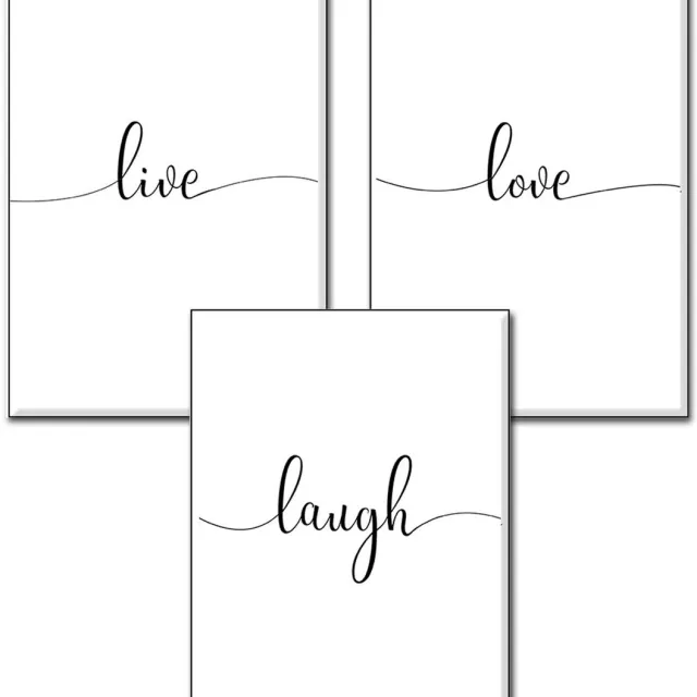 My Ninki ® Inspirerende Muurschilderingen voor Woonkamer, Kantoor of Keuken met Motivatiespreuken, A3 Formaat zonder Lijst wit