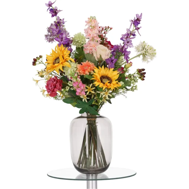 maxifleur Kunstplanten Handgebonden Kunstboeket Maya Albufeira 80cm Meerkleurig