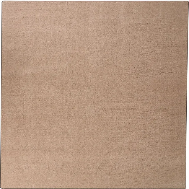 Beliani DEMRE - Shaggy vloerkleed - Zandbeige - 200 x 200 cm - Polyester