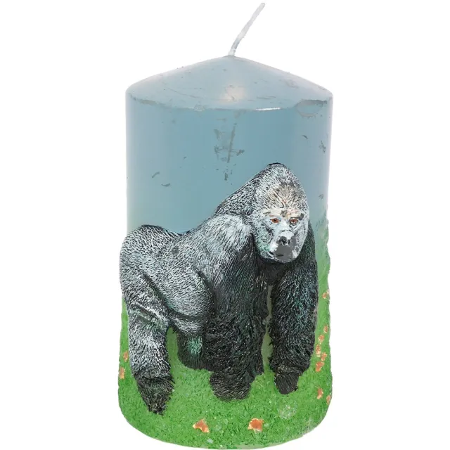 PIA Soft Toys Gorilla kaars - 11 cm blauw