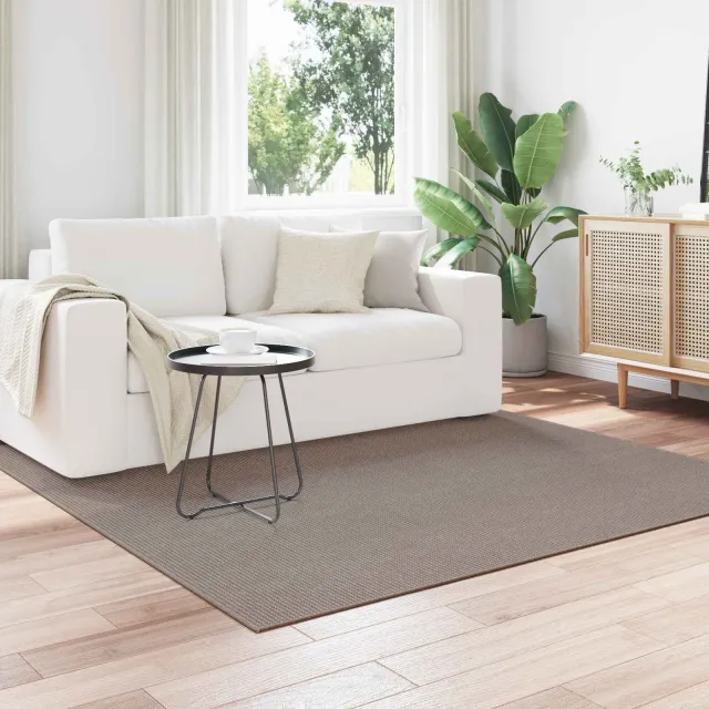 vidaXL Binnen kleed LUGO Crème-taupe 200 x 200 cm Polyester, foto 2