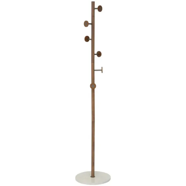 5 Five Simply Smart 5Five Como Kapstok 6 Haken - Ø37xH175cm - Bruin
