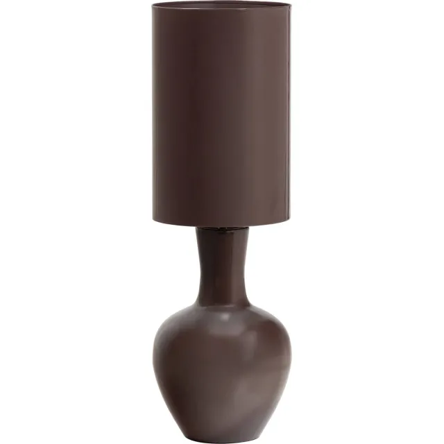 WOOOD Loa Tafellamp XL - Metaal - Hoogglans Rood - 100x33x33 brown