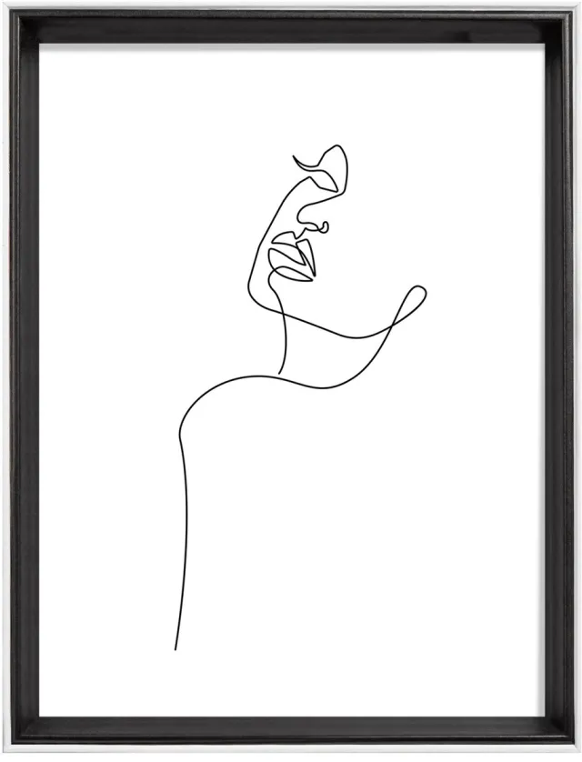 Walther Silhouette - Houten lijst - Fotoformaat 18x24 cm - Zwart