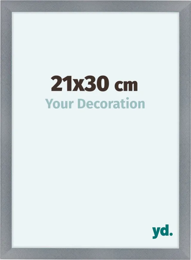yd. Your Decoration - Fotolijst 21x30 cm - MDF - Aluminium Geborsteld - Como