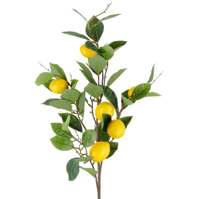Gasper Citroentak Geel met 6 Citroenen 94 cm - Kunstplanten