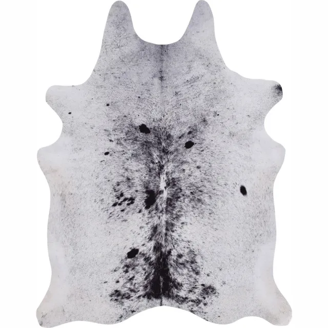 Vercai Rugs Nova Skins Collectie - Laagpolig Vloerkleed - Dierenhuid Tapijt met Zachte Aanraking - Polyester - Wit