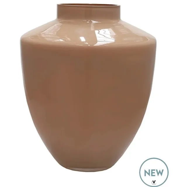 Vase The World Vaas Tugela - Medium - Sand - Ø28 x H36 cm