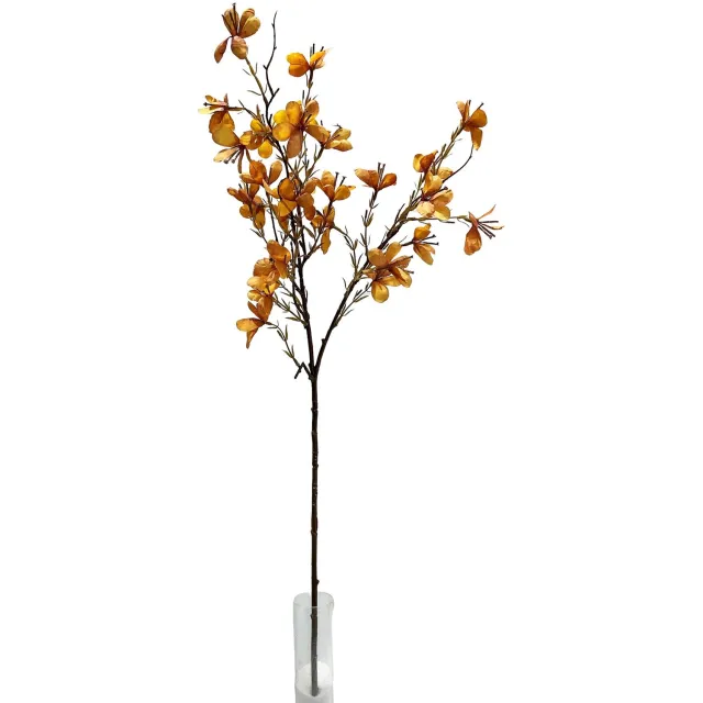 homebound by ky Kunsttak Pauwenbloem 81cm oranje