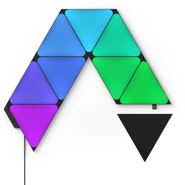 Nanoleaf Shapes Limited Edition Ultra Black Triangles Starter Kit (9 Panels) Zwart