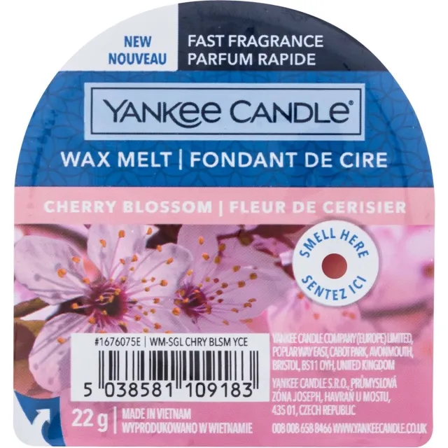Yankee Candle Cherry Blossom - Wax Melt Roze;Wit