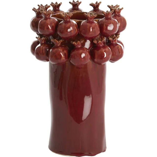 Light & Living Vaas POMEGRANATE - Ø20x29.5cm - Rood