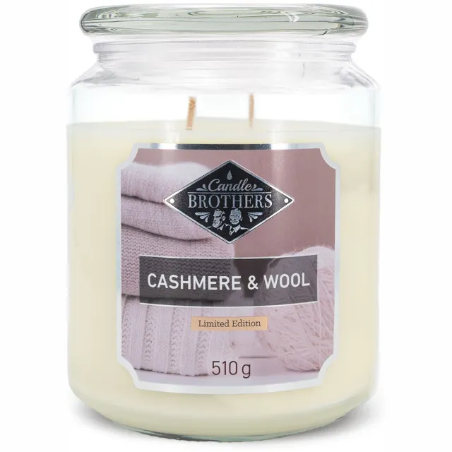 Candle brother Candle-Brothers geurkaarsen - kasjmier en wol Creme