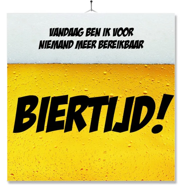MC Living Tegel Met Opdruk | Grappig | Humor | Verjaardag kado | Biertijd Multi-Color