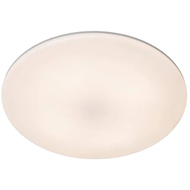 Lucide OLSON - Plafonnière - Ø 29 cm - LED Dimb. - CCT - 1x24W 3000K/6500K - Opaal Opaal, Wit